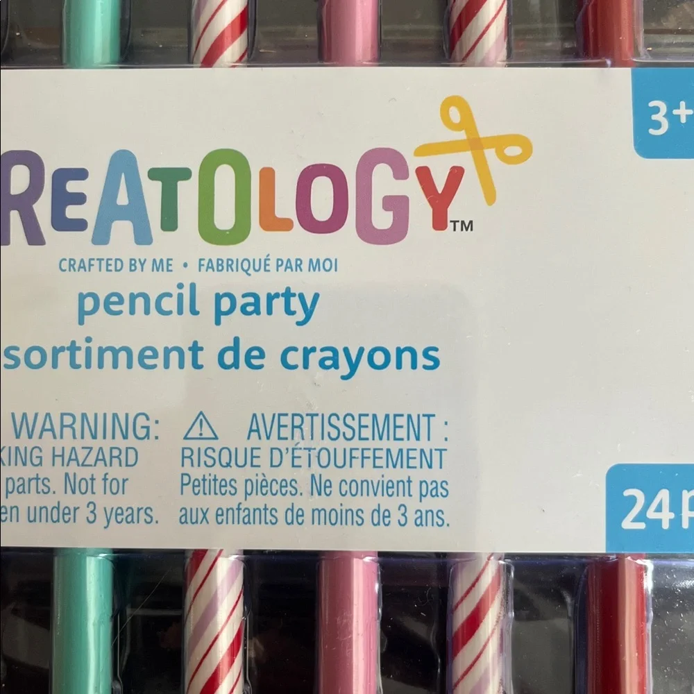 24 pc Pencil Party Set - Multicolor